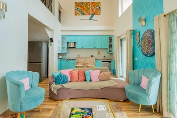 Cavalo Marinho | 3-BHK Boho Retreat with Private Pool & Terrace - Image 3
