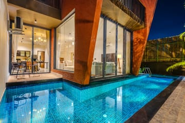 Serenica | 4-BHK Villa with Private Pool, Bar Lounge, Terrace Views, Lift & Peaceful Pilerne Location | Pet-friendly - Image 2