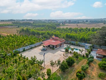 Courtyard Banyan | Rustic 2-BHK Pet-friendly Villa with Pool, Gazebo Amid Banyan Trees | Near Nandi Hills - Image 2