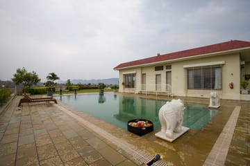 Shourya Celesta | Charming Hilltop 3-BHK Villa With Private Pool, Garden & Terrace - Image 2