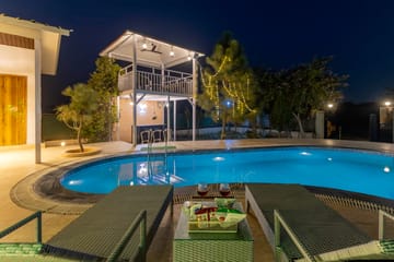 Vedaaz Farms | Pet-friendly 4-BHK Farmhouse With Private Outdoor Pool and Garden area - Image 2