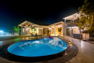 Vedaaz Farms | Pet-friendly 4-BHK Farmhouse With Private Outdoor Pool and Garden area - Image 2