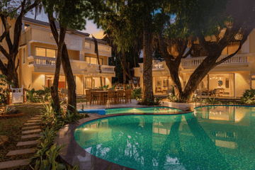 Kensho Daisy | Serene 5-BHK Villa With Private Pool, Common Pool, & Lift; Near Popular Beaches - Image 4