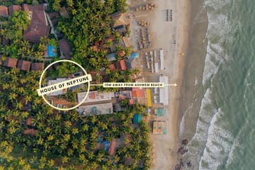 House of Neptune | 3-BHK Retreat with Gazebo & Bar | 10 mtrs from Ashwem Beach - Image 4