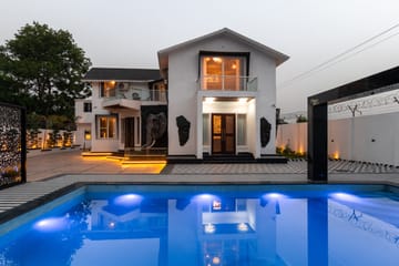 Raj Farm | 3-BHK Villa with Private Pool, Kid’s Room and An Outhouse - Image 2