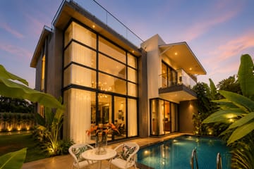 PUro Sol | 3-BHK Villa In a Gated Complex With Private Pool & Bathtub | Near Popular Beaches - Image 2