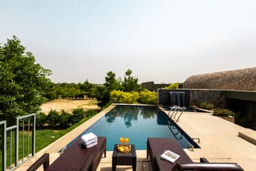 Stone Age Home | 4-BHK Stone Retreat with Private Pool, Garden, Gazebo, Terrace, & Open-Air Dining - Image 3
