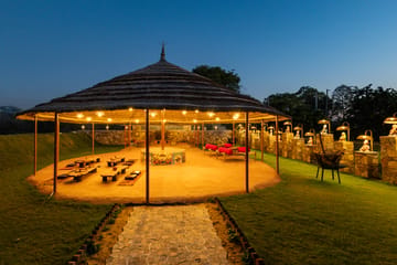 Krishna Serenity Villa | Pet-friendly 7-BHK Farmhouse with Private Pool, Gazebo and Garden, & Rajasthani Dhani - Image 2