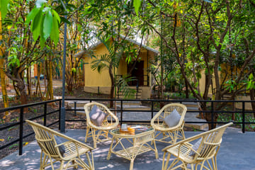 Timber Premium Suite | Pet-friendly Bamboo Cottage with Pvt Verandah, Lounge & Shared Outdoor seating & Restaurant - Image 4