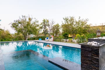 Krishna Serenity Villa | Pet-friendly 7-BHK Farmhouse with Private Pool, Gazebo and Garden, & Rajasthani Dhani - Image 3