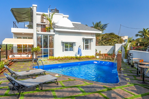 Moonlit Retreat | Pet-friendly 3-BHK Villa With Pvt Pool, Jacuzzi & Meditation Dome