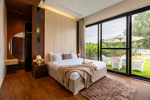 Gardenia | 4-BHK Farmhouse with Private Pool, Game Zone, & Lush Garden