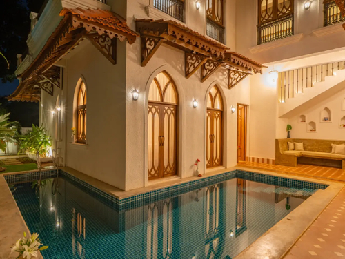 Samukha | Pet-friendly 4-BHK With Private Pool & Garden & Entertainment Lounge