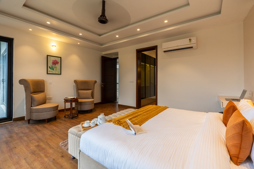 Gardenia | 4-BHK Farmhouse with Private Pool, Game Zone, & Lush Garden
