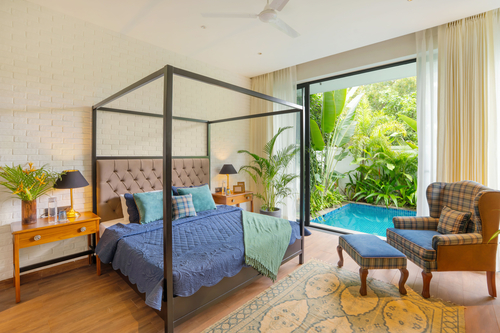 PUro Sol | 3-BHK Villa In a Gated Complex With Private Pool & Bathtub | Near Popular Beaches