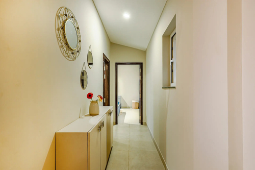 Veera Marina | Charming 3-BHK Apt Near Candolim Beach With Common Pools & Lift 