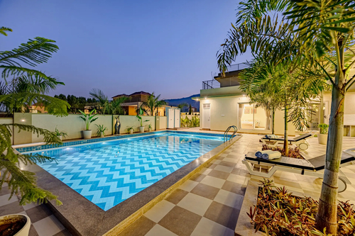 Heaven in Hills Mountara | 3-BHK | Pvt Pool | Garden | Lounge | Gazebos | Jacuzzi
