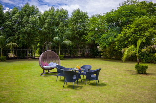Raha Farms | 1 Cottage With Common Pool, Restaurant, Game Zone, Gym & Conference Area