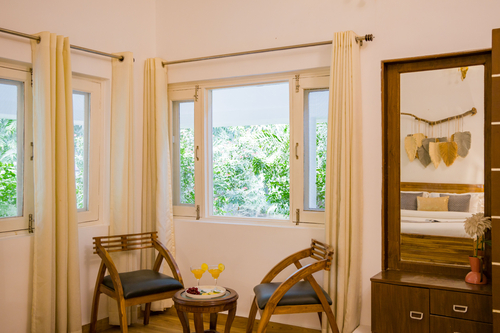 Raha Farms | 4-BHK Pet-friendly Villa with Private Pool, Restaurant, Shared Pool, Game Zone, & Gym on 5.5-Acre Land