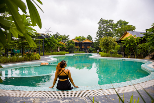 Raha Farms | 1 Cottage With Common Pool, Restaurant, Game Zone, Gym & Conference Area