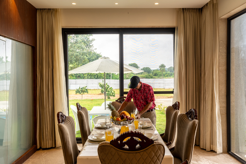 Gardenia | 4-BHK Farmhouse with Private Pool, Game Zone, & Lush Garden