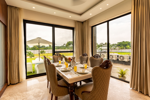 Gardenia | 4-BHK Farmhouse with Private Pool, Game Zone, & Lush Garden