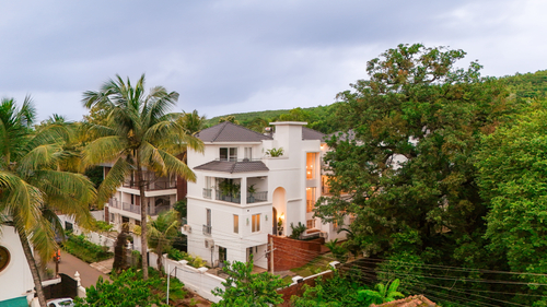 Purple Coral | Luxe 5-BHK Villa With Two Private Pools & Lift Near Chapora Fort
