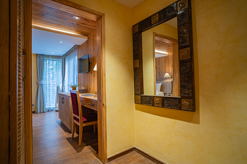 Blushing Pines Retreat | Stunning 3-BHK Hillside Villa with Attic, Indoor Pool & Outdoor lounge 