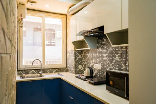  Miyabi Premium Suite | Chic 1-BHK Suite With Common Pool, Terrace & Gym