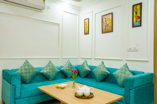  Miyabi Premium Suite | Chic 1-BHK Suite With Common Pool, Terrace & Gym