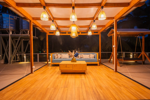 House of Neptune | 3-BHK Retreat with Gazebo & Bar | 10 mtrs from Ashwem Beach