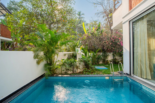Laguna Aurelia | Luxe 4-BHK Villa Near Popular Beaches With Pvt Pool & Garden 