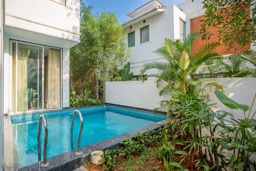 Laguna Aurelia | Luxe 4-BHK Villa Near Popular Beaches With Pvt Pool & Garden 