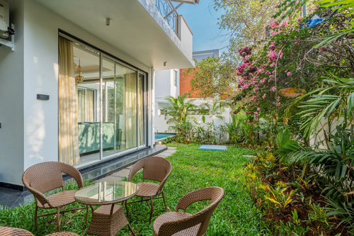 Laguna Aurelia | Luxe 4-BHK Villa Near Popular Beaches With Pvt Pool & Garden 