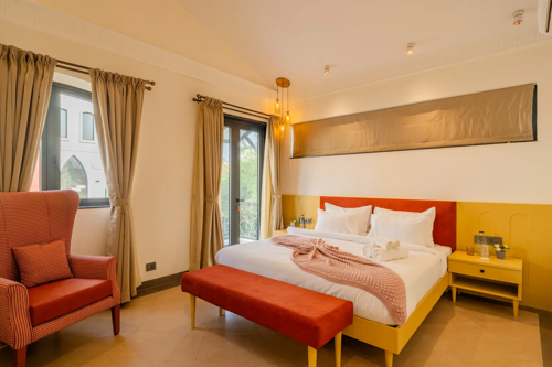 Laguna Aurelia | Luxe 4-BHK Villa Near Popular Beaches With Pvt Pool & Garden 