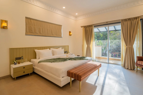 Laguna Aurelia | Luxe 4-BHK Villa Near Popular Beaches With Pvt Pool & Garden 