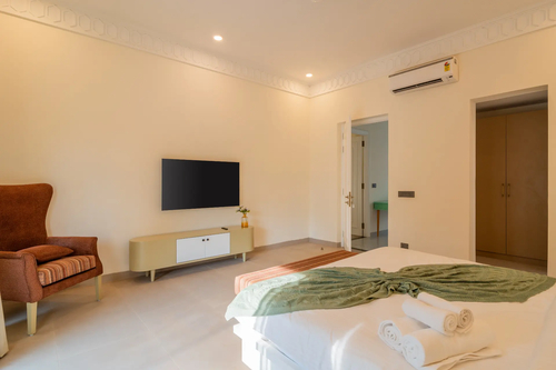 Laguna Aurelia | Luxe 4-BHK Villa Near Popular Beaches With Pvt Pool & Garden 