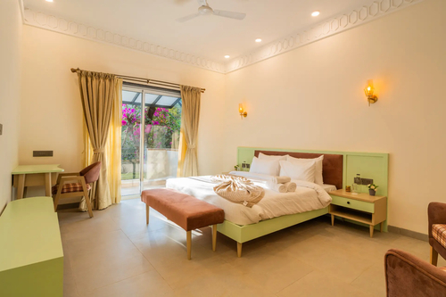 Laguna Aurelia | Luxe 4-BHK Villa Near Popular Beaches With Pvt Pool & Garden 
