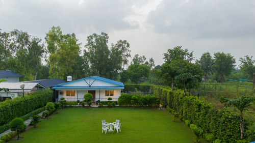 Krishna Manor | 3-BHK Farmhouse With Private Pool & Lush Garden | Near Noida Expressway