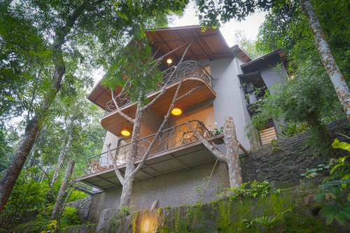 Panchavadi | Forest-Facing Room on 10-acre Land, Shared Natural Pool, Garden & Restro