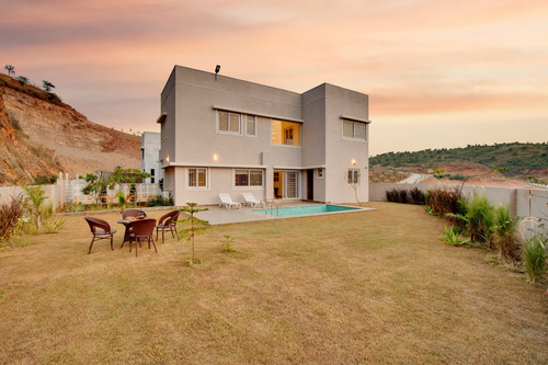 Shourya Bliss | 3-BHK | Pvt Pool & Garden | Scenic Views