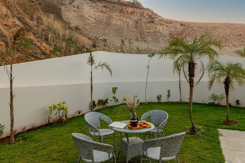 Shourya Eden | 3-BHK | Pvt Pool & Garden | Scenic Views