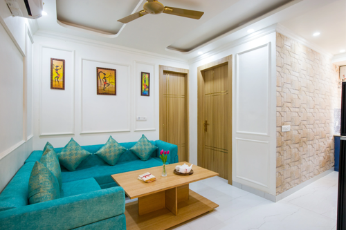  Miyabi Premium Suite | Chic 1-BHK Suite With Common Pool, Terrace & Gym