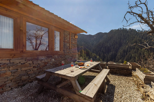 Outdoor sitting area
