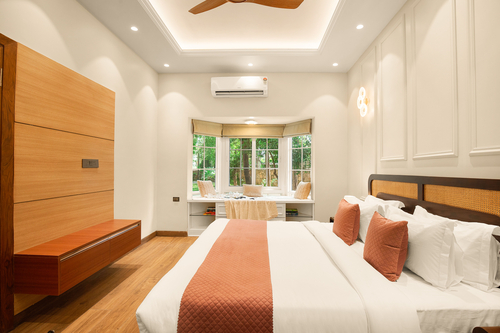 Varsha Greens | A 4-BHK Retreat on 0.8-Acre Land with Private Pool, Lush Garden & Outdoor Patios