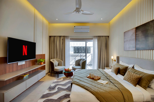 Shourya Bliss | 3-BHK | Pvt Pool & Garden | Scenic Views