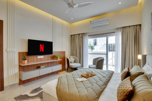 Shourya Bliss | 3-BHK | Pvt Pool & Garden | Scenic Views