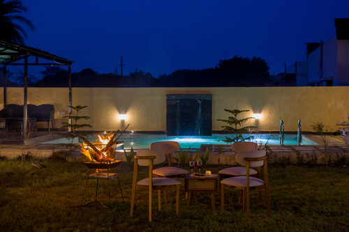 The Bliss Nestlewood | 2-BHK Villa With Private Pool, Lush Garden & Poolside Gazebo