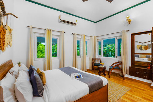 Raha Farms | 4-BHK Pet-friendly Villa with Private Pool, Restaurant, Shared Pool, Game Zone, & Gym on 5.5-Acre Land