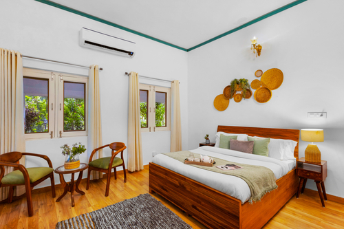 Raha Farms | 4-BHK Pet-friendly Villa with Private Pool, Restaurant, Shared Pool, Game Zone, & Gym on 5.5-Acre Land